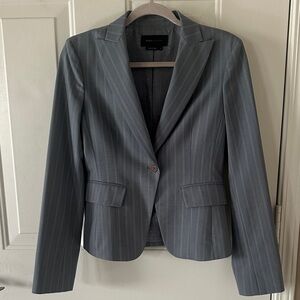 BCBGMaxAzria Charcoal Pinstripe Blazer